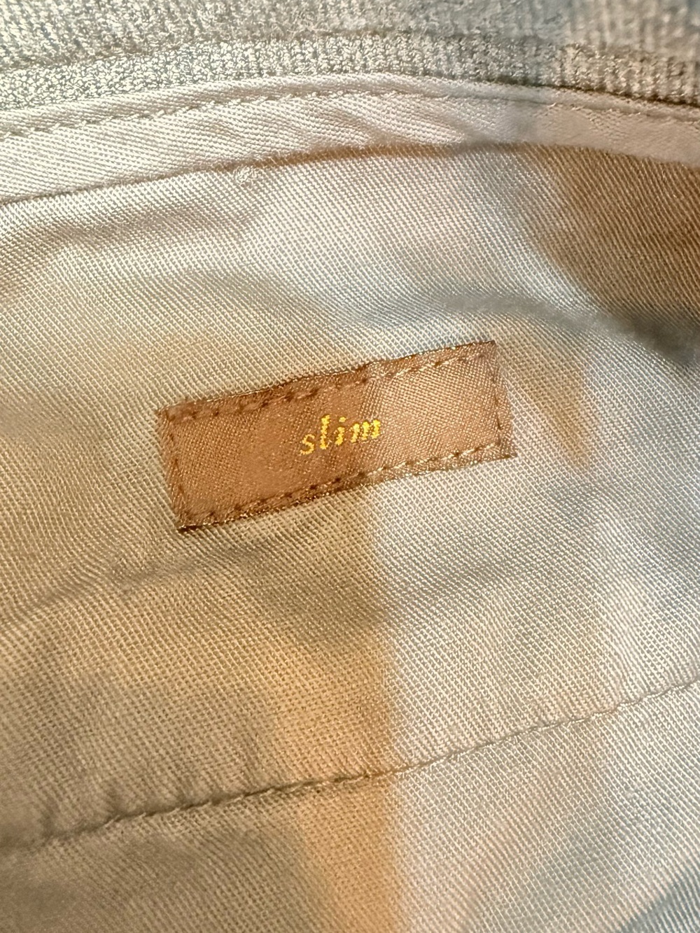 Fairlane & Sons Slim-Fit Stretch Trousers Blue Gray Men’s 36x30 - Picture 7 of 9